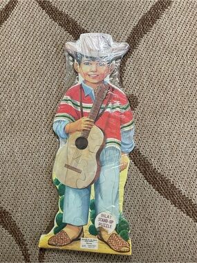 Vintage children’s of the world Mexican boy Stand-Up Puzzle